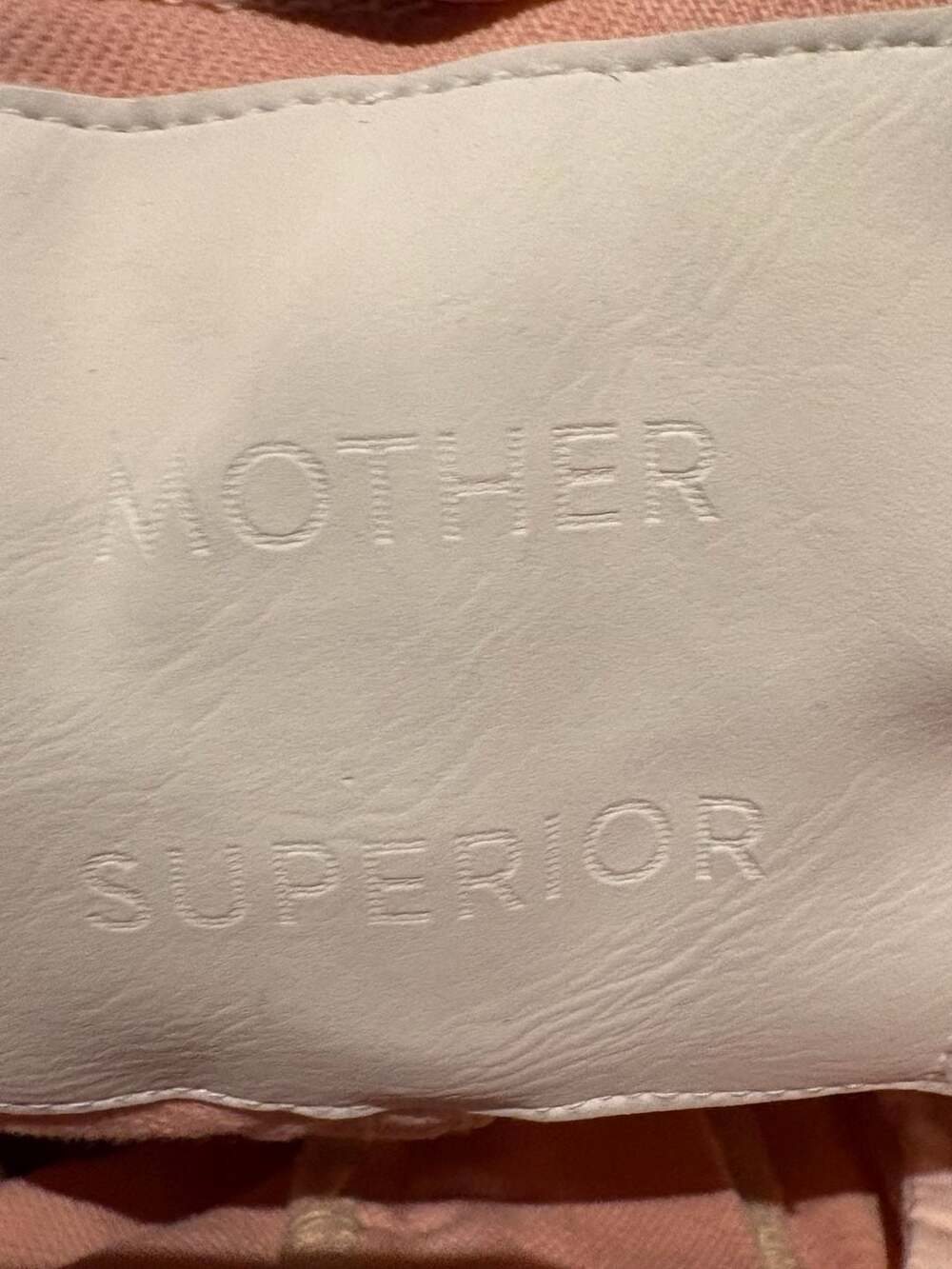 MOTHER Superior The Insider Hover Ankle Flare Jeans in Peach Parfait - Picture 3 of 5